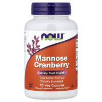 NOW Foods, Mannose Cranberry, 90 vegetarische Kapseln