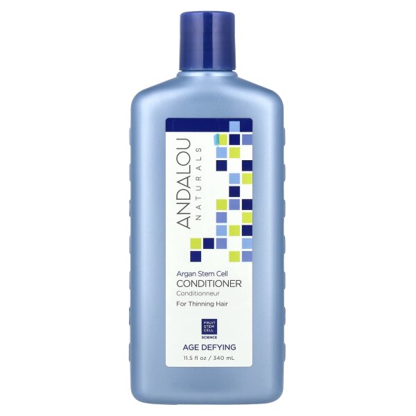 Andalou Naturals, Conditioner, Age Defying, For Thinning Hair, Argan Stem Cells, Anti-Aging-Conditioner, für schütteres Haar, Argan-Stammzellen, 340 ml