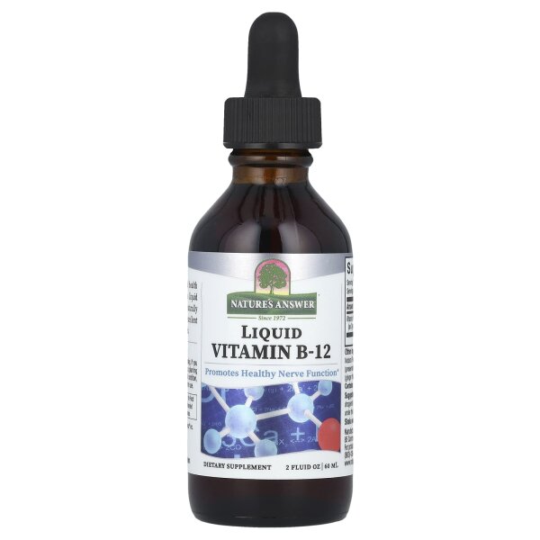 Natures Answer, Liquid Vitamin B-12, flüssiges Vitamin B12, 1.000 mcg, 60 ml
