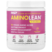 RSP Nutrition, AminoLean, Energy, Aminosäuren für Energie, pinke Limonade, 246 g