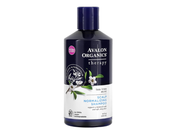 Avalon Organics, Scalp Normalizing Shampoo, Therapy, Teebaumminze, 414 ml