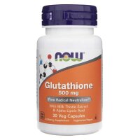 Now Foods, Glutathione, 500mg, 30 Veg. Kapseln