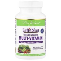 Paradise Herbs, Earths Blend, Superfood Multivitamin pro Tag, ohne Eisen, 60 vegetarische Kapseln