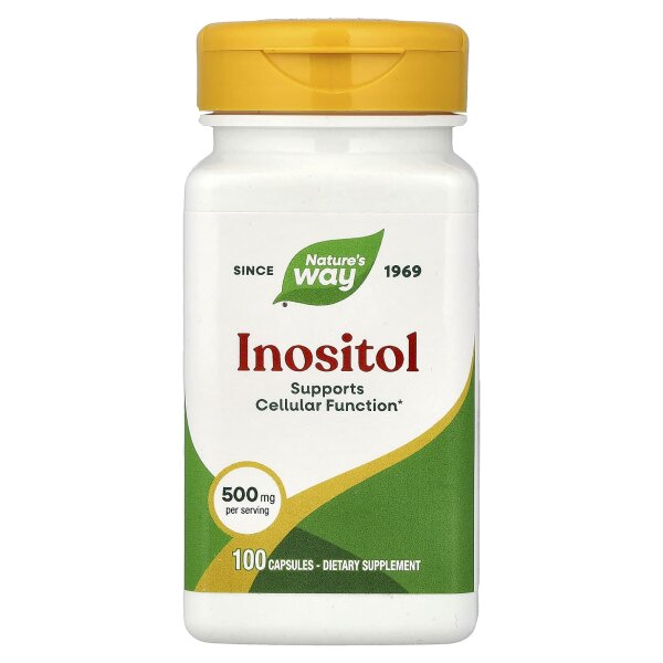 Natures Way, Inosit, 500 mg, 100 Kapseln - DE Versand
