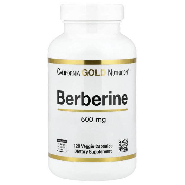 Super Nutrition, Berberine HCl, Berberin-HCl, 500 mg, 120 pflanzliche Kapseln