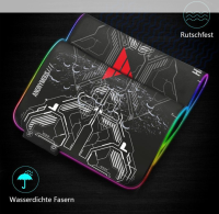 Gaming Mauspad Striker ST-MP25B XXL RGB LED