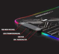 Gaming Mauspad Striker ST-MP25B XXL RGB LED
