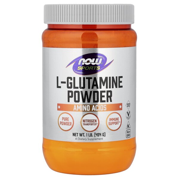 Now Foods, L-Glutamine Powder, 1lbs (454 g)
