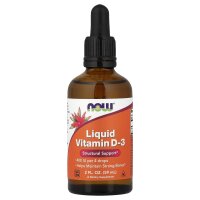 Now Foods, Liquid Vitamin D-3, 400IU, 2 oz (59ml)