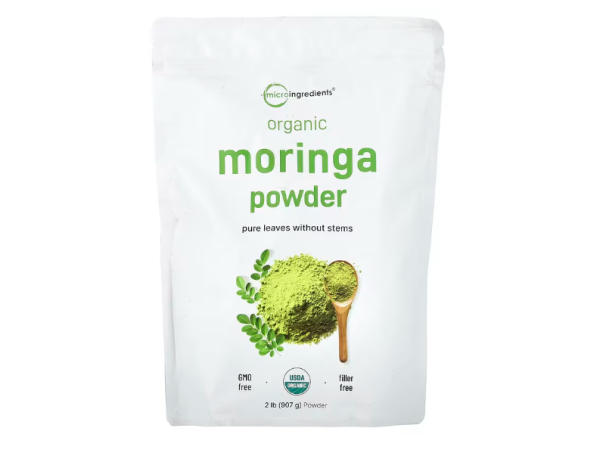 Micro Ingredients, Organic Moringa Leaf Powder, Bio-Moringa-Blattpulver, 907 g