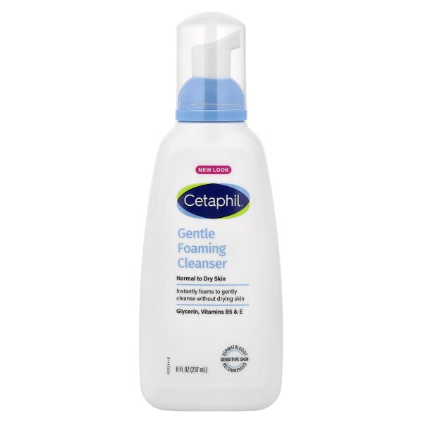 Cetaphil, Gentle Foaming Cleanser, sanfter, schäumender Reiniger, ohne Duftstoffe, 236 ml