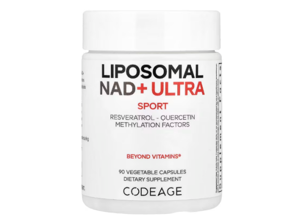 Codeage, Sport, Liposomal NAD+ ULTRA, liposomales NAD+, 90 pflanzliche Kapseln
