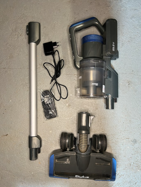 Eureka Stylus Leichter kabelloser DEFEKT Staubsauger 350W Leistungsstarker Stabstaubsauger mit LED-Beleuchtung, 50 Min. Laufzeit, Handstaubsauger für Haus Hartboden Teppich Haustier Auto #1