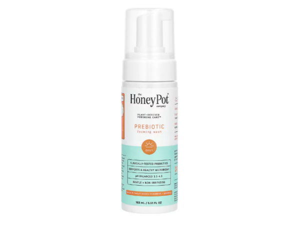 The Honey Pot Company, Probiotic Foaming Wash, schäumende Probiotika-Waschseife, 163 ml