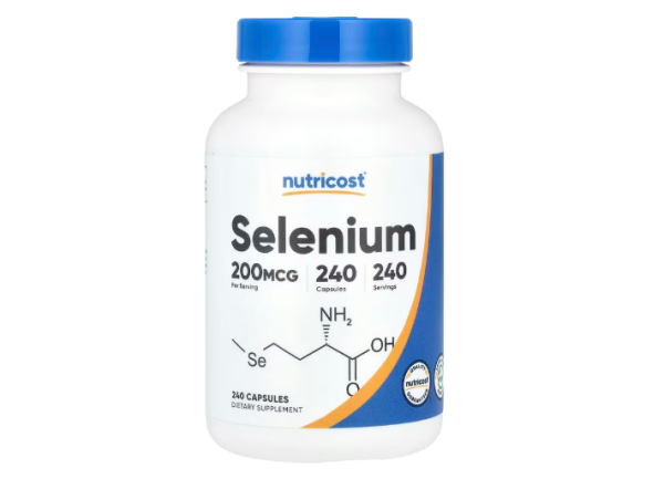 Nutricost, Selen, 200 mcg, 240 Kapseln - DE Versand