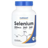 Nutricost, Selen, 200 mcg, 240 Kapseln - DE Versand