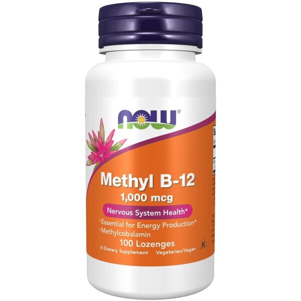 NOW Foods, Methyl B12, 1.000 mcg, 100 Lutschtabletten