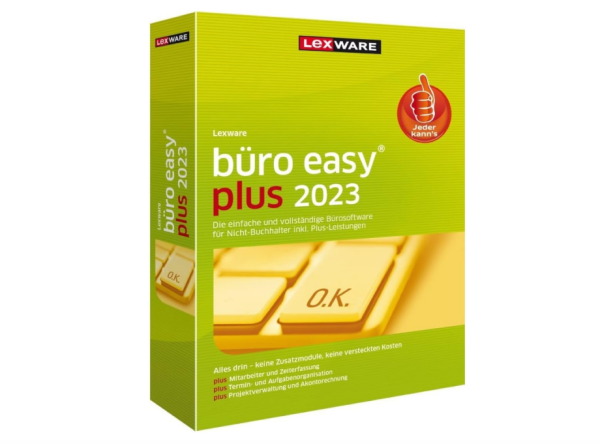 Lexware büro easy plus 2023 | Minibox (365 Tage) | Bürosoftware mit hohem Funktionsumfang