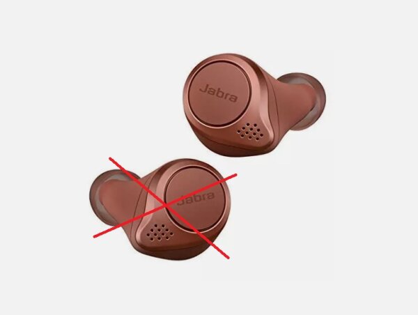 Jabra Elite Active 75t Sport In-Ear NUR DER RECHTE Bluetooth Kopfhörer mit aktiver Geräuschunterdrückung und Langer Akkulaufzeit für True Wireless-Erlebnis bei Telefonaten und Musik – Sienna #1 #1 #1