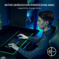 Razer Hammerhead HyperSpeed Drahtlose Multiplattform-Gaming-Kopfhörer für Playstation (HyperSpeed Wireless, aktive Geräuschunterdrückung, Bluetooth 5.2, Bis zu 30 Stunden Akkulaufzeit) Weiß #1