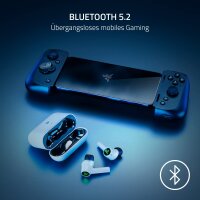 Razer Hammerhead HyperSpeed Drahtlose Multiplattform-Gaming-Kopfhörer für Playstation (HyperSpeed Wireless, aktive Geräuschunterdrückung, Bluetooth 5.2, Bis zu 30 Stunden Akkulaufzeit) Weiß #1