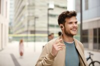 Sony WF-1000XM3 vollkommen kabellose Bluetooth Kopfhörer Earbuds mit aktiver Geräuschunterdrückung zum Telefonieren u. Musikhören, Amazon Alexa - incl. Ladecase für mehr Akku, Schwarz, Einheitsgröße #1