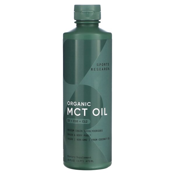 Sports Research, MCT-Öl, Ohne Geschmackszusatz, 16 oz (473 ml)