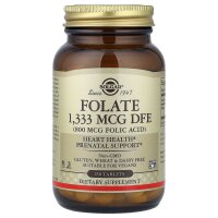 Solgar, Folat, 1.333 mcg DFE, 250 Tabletten