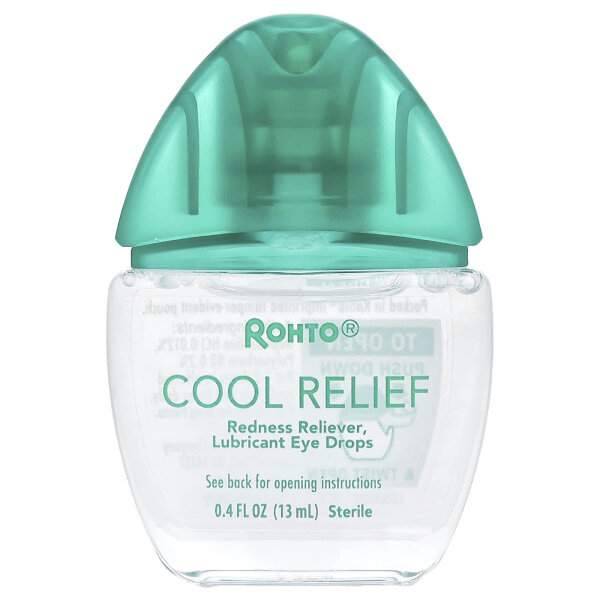 Rohto, Kühlende Augentropfen, Cool Relief, kühlende Augentropfen, kühle Linderung, 13 ml