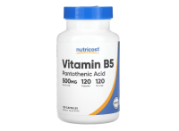 Nutricost, Vitamin B5, 500 mg, 120 Kapseln