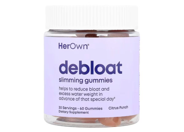 Her Own, Debloat Slimming Gummies, Fruchtgummis zum Abnehmen, Zitruspunsch, 60 Fruchtgummis