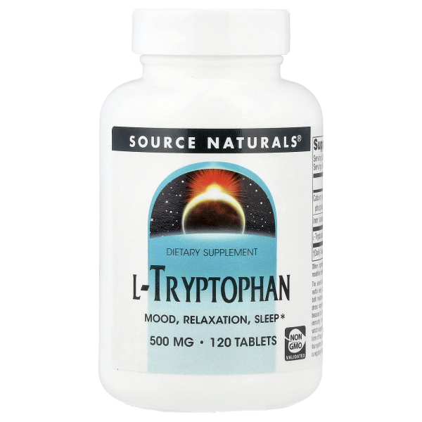 Source Naturals, L-Tryptophan, 500 mg, 120 Tabletten