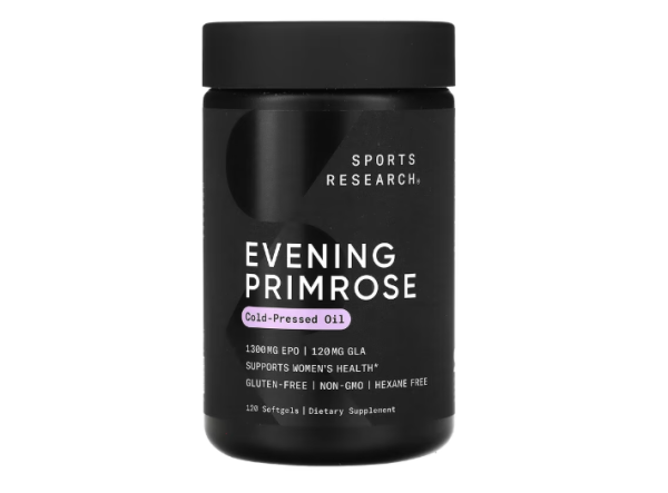 Sports Research, Nachtkerze, 1.300 mg, 120 Weichkapseln