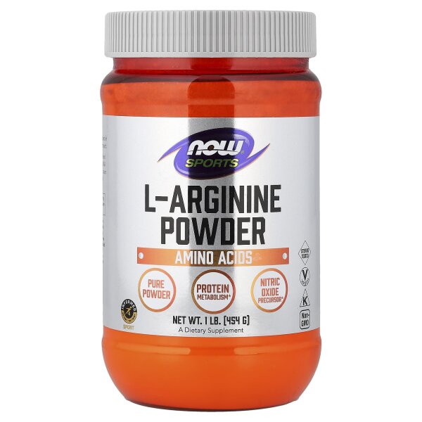 NOW Foods, Sports, L-Arginin-Pulver, 454 g