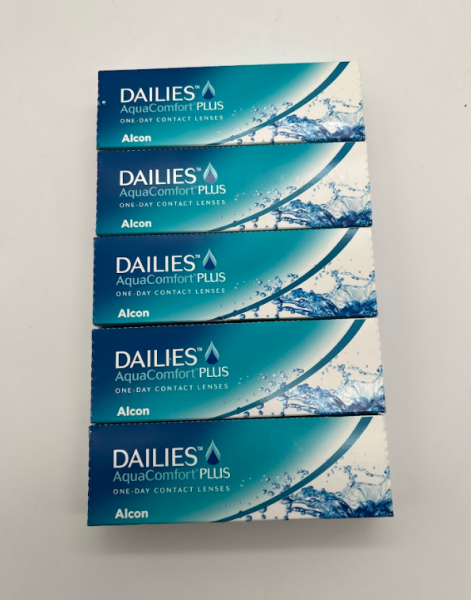 Dailies AquaComfort Plus Tageslinsen 5x30er Pack +8.00 Dioptrien