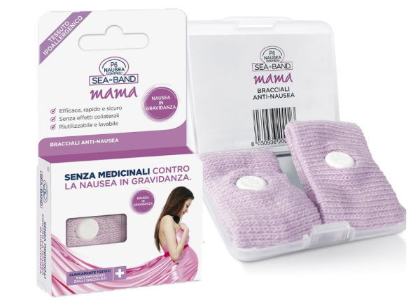 P6 Nausea Control Seaband Mama - Übelkeitsarmbänder, 2 Stück