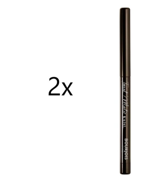 Bourjois Twist Matic Kajal 02 Brown W’Oud Eyeliner DOPPELPACK