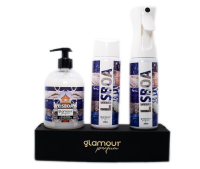 GLAMOUR PARFUM Textil-Lufterfrischer-Set, Nachfüllpack 300 ml, Handseife 500 ml