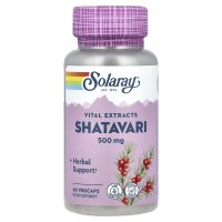 Solaray, Shatavari-Wurzelextrakt, 500 mg, 60 pflanzliche...