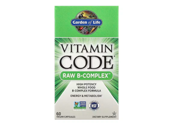 Garden of Life, Vitamin Code, RAW B-Complex, Vitamin-B-Komplex, 60 vegane Kapseln