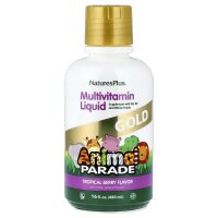 NaturesPlus, Childrens Animal Parade Gold Multivitamin flüssig, tropische Beere, 473,18 ml