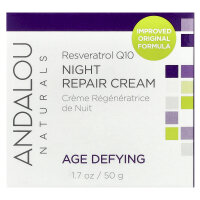 Andalou Naturals, Regenerierende Nachtcreme, Resveratrol...
