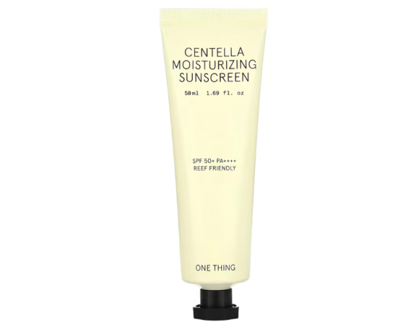 One Thing, Centella Feuchtigkeitsspendender Sonnenschutz, LSF 50+ PA++++, 50 ml