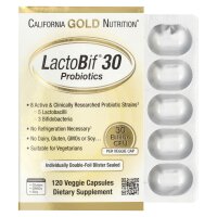 California Gold Nutrition, LactoBif® 30 Probiotics,...