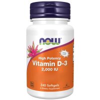 NOW Foods, Hochwirksames Vitamin D3, 2.000 IU, 240...