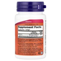 NOW Foods, Vitamin D-3, 2.000 IU, 30 Weichkapseln - DE Versand via DHL