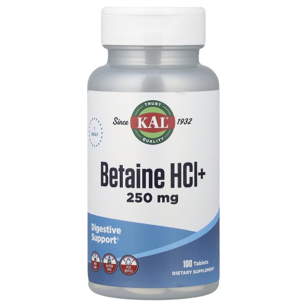 KAL, Betain HCl+, 100 Tabletten