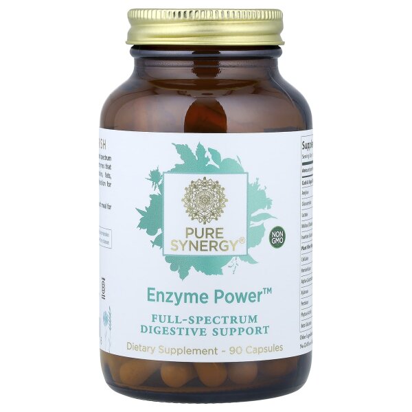 Pure Synergy, Enzyme Power™, Unterstützung der Enzyme, 90 Kapseln