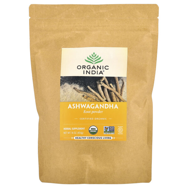 Organic India, Ashwagandha-Wurzelpulver, 454 g