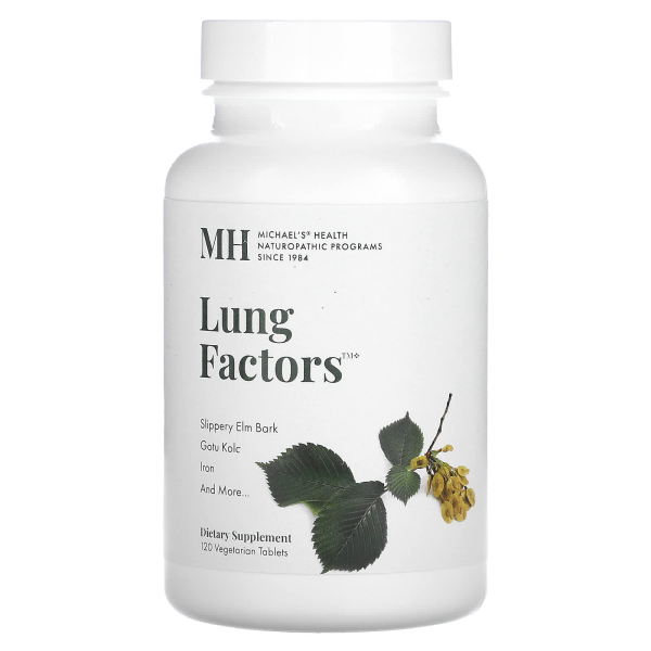 Michaels Health, Lung Factors, 120 pflanzliche Tabletten